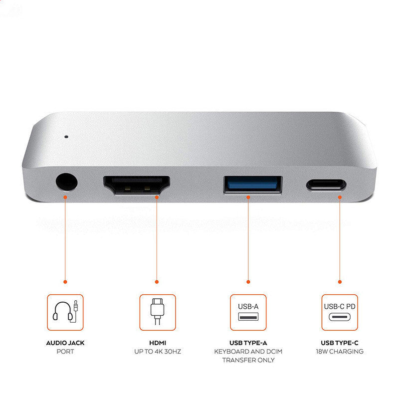 4 In 1 USB C To HDMI 3.5 usb Pd Hub