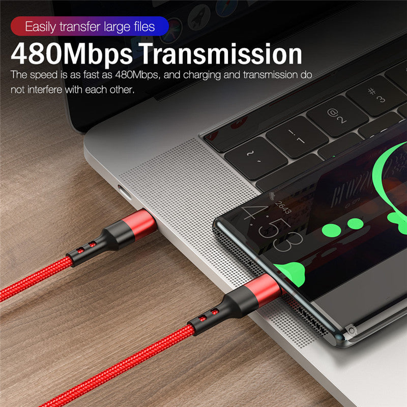 100W USB C To USB-C Type Cable USBC PD Fast Charging Cable