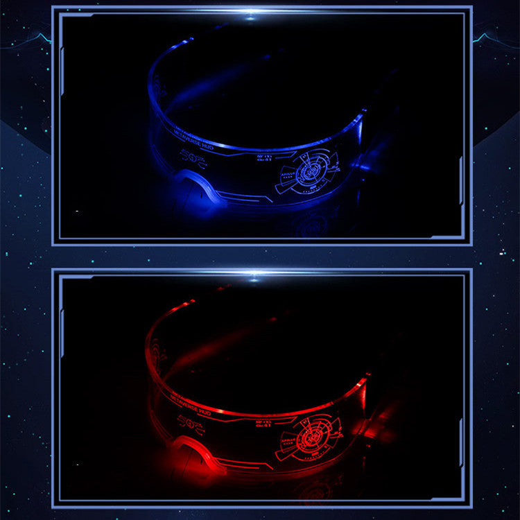 Technology Colorful 3D Luminous LED Glasses Fashion