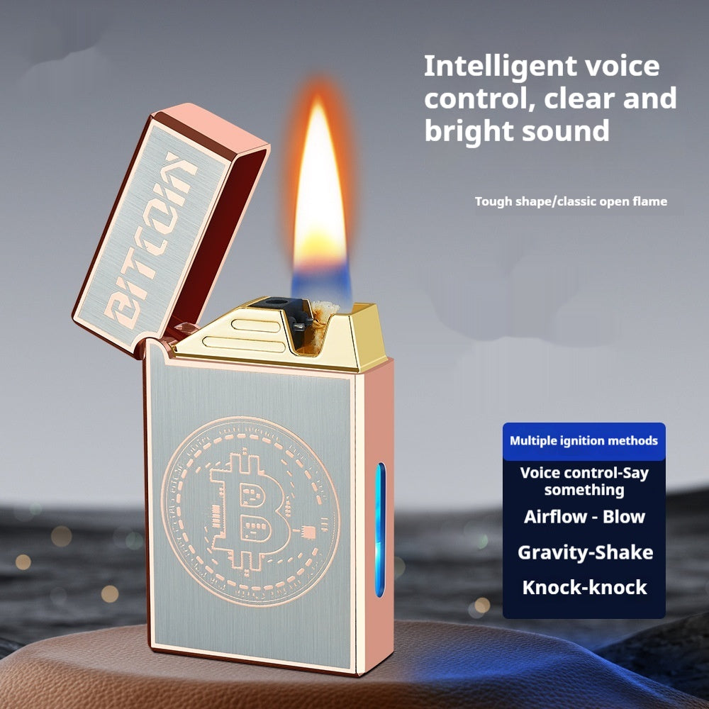Black Technology Intelligent Voice Control Langsheng Lighter