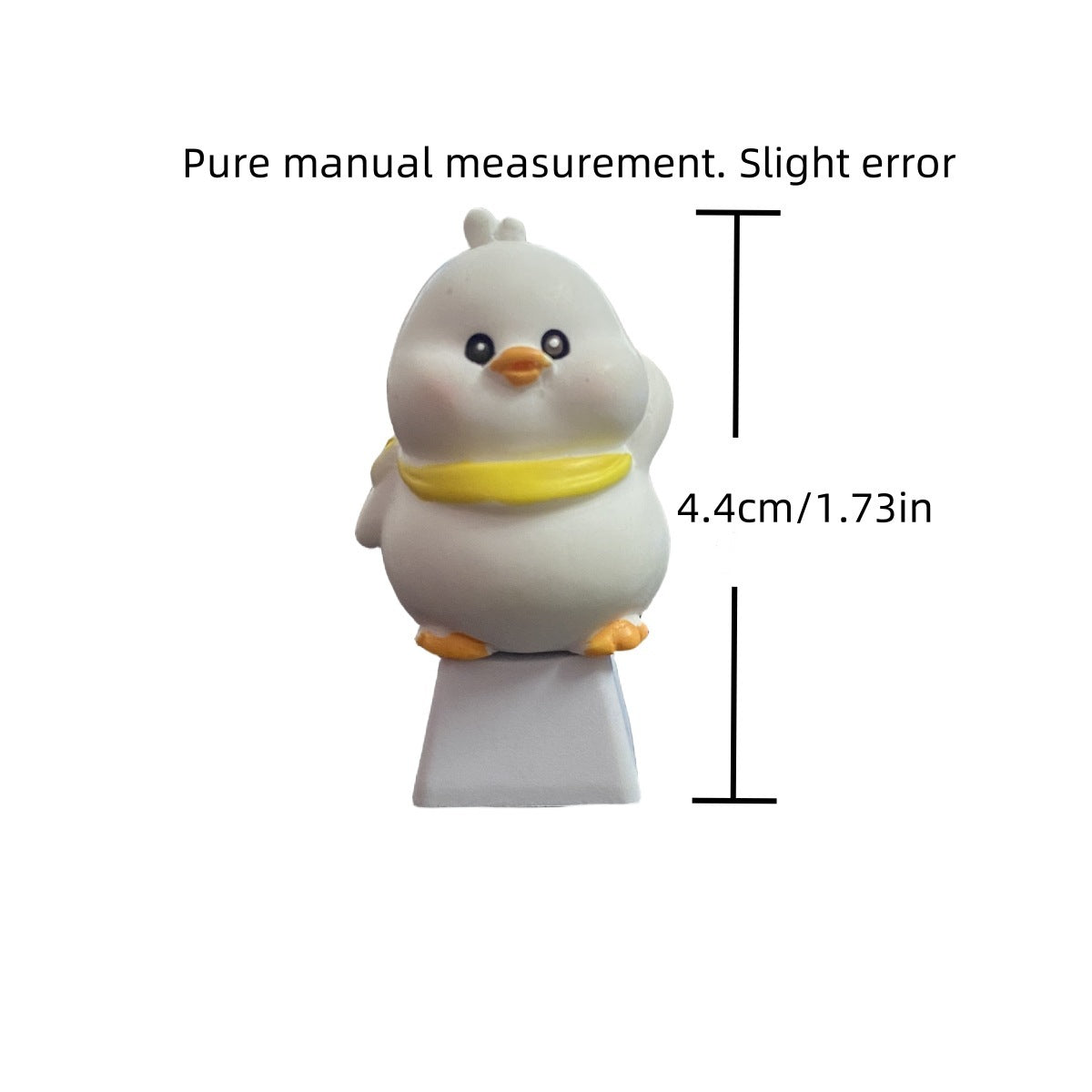 Small Yellow Duck Handmade Cross Axle Mechanical Keyboard Keycaps